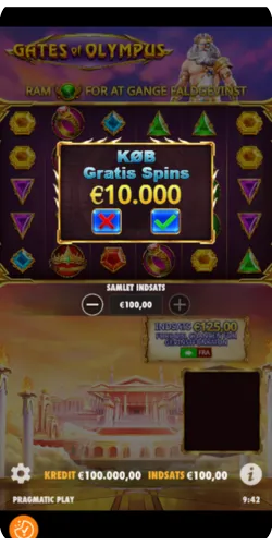 Bonus game Gates of Olympus