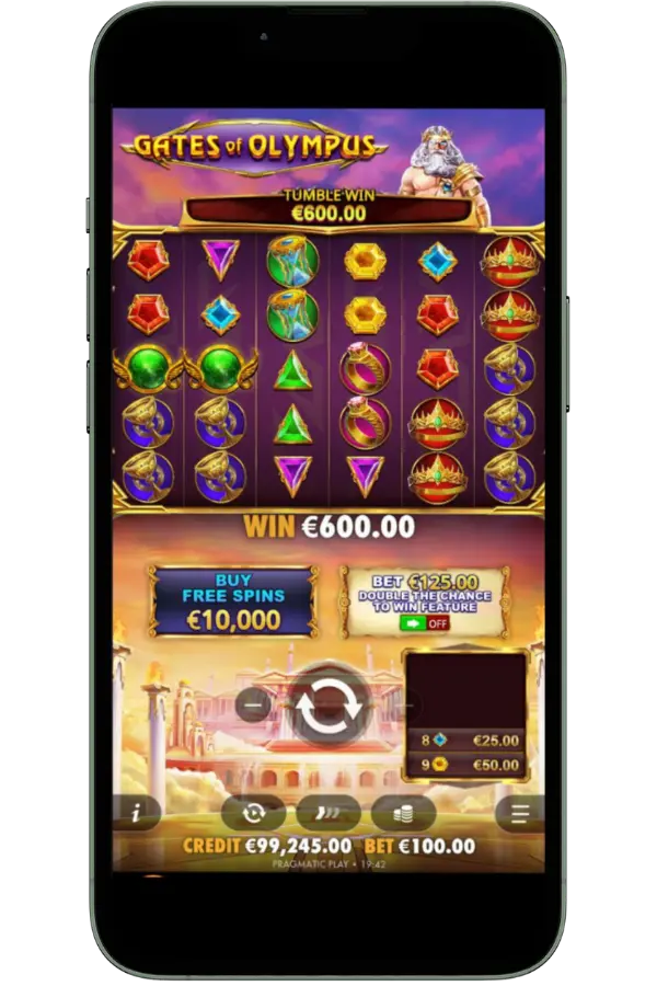 Gates of Olympus spel starten